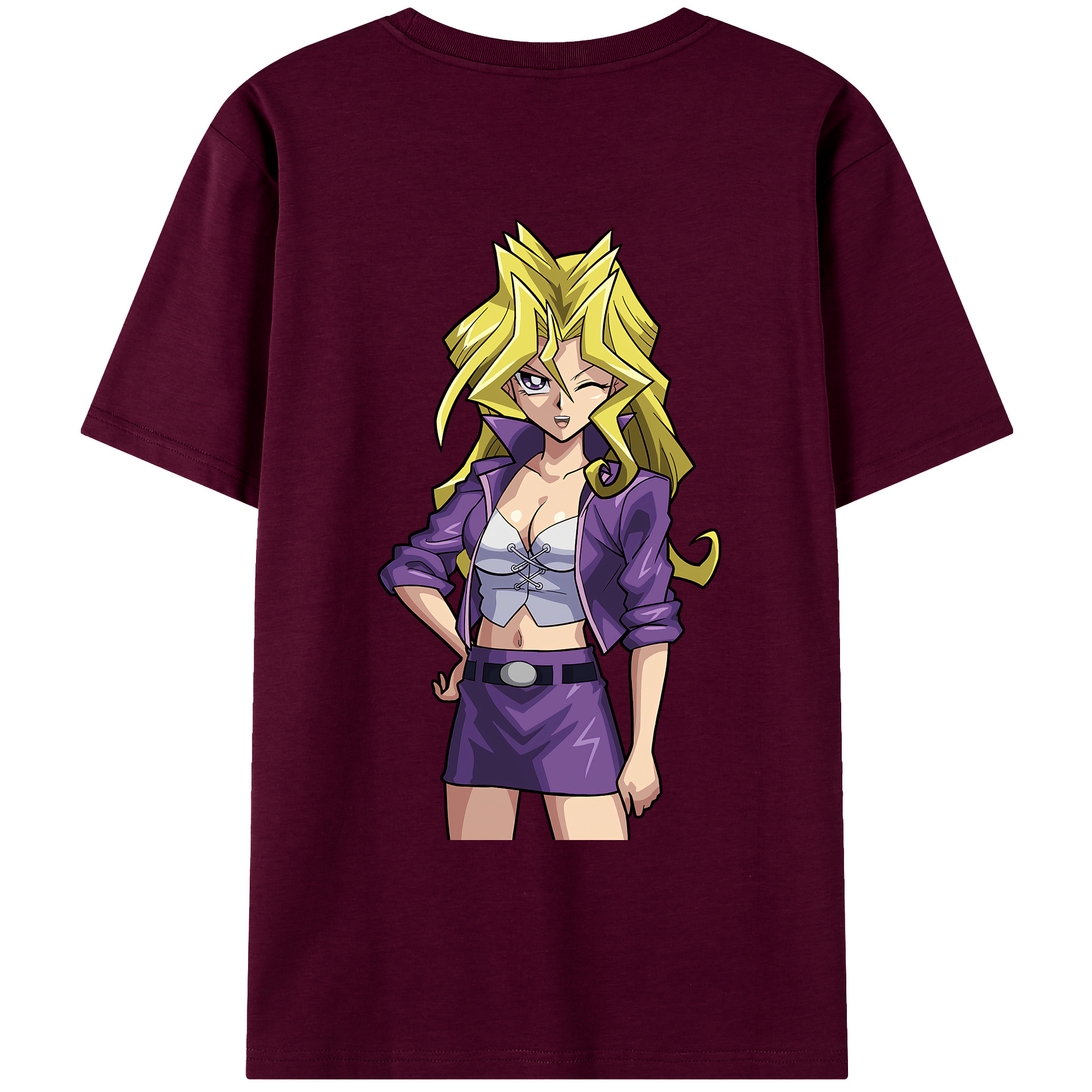 遊☆戯☆王 Yu-Gi-Oh! レディース半袖Tシャツ(バックプリント)